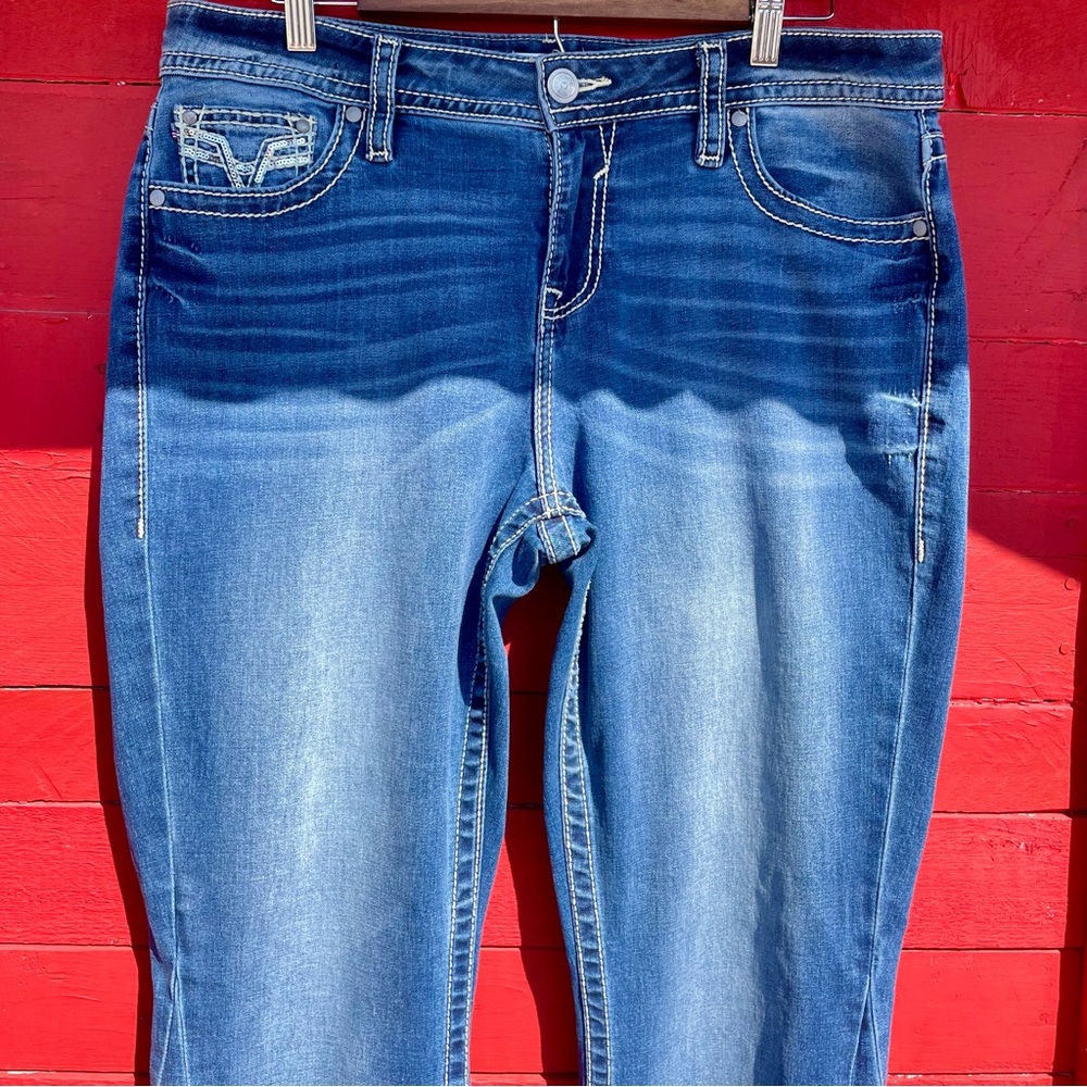 Vigoss slim bootcut embroidered jeans - Picture 5 of 12